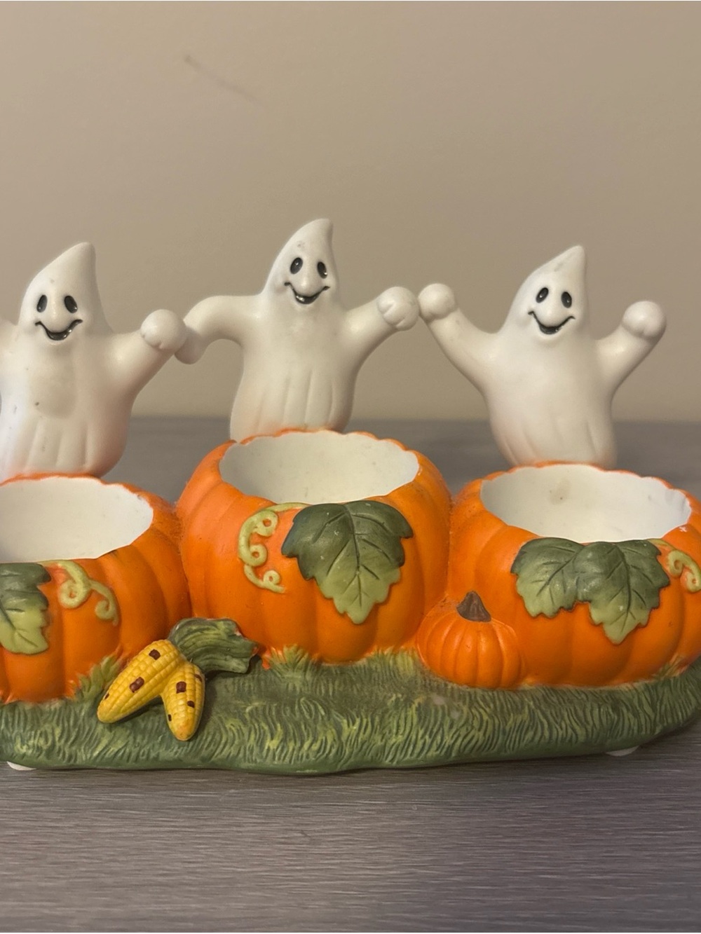 Partylite Halloween Ghost Trio Tealight Holder